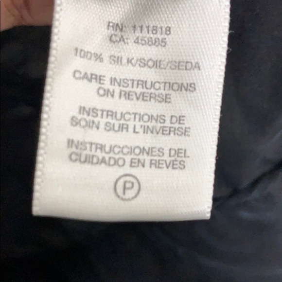 Michael Kors 100% Silk Black Safari Dress military Zara revolve Miss Lola Chicos - Picture 7 of 7